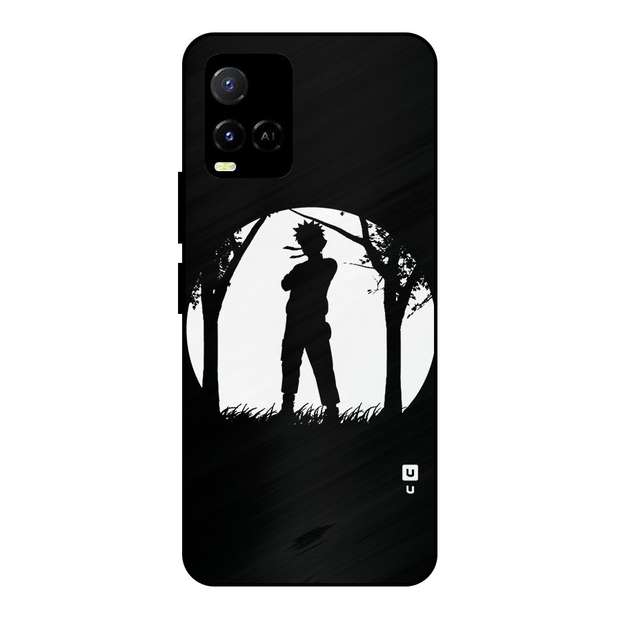 Naruto Silhouette Metal Back Case for Vivo Y21T
