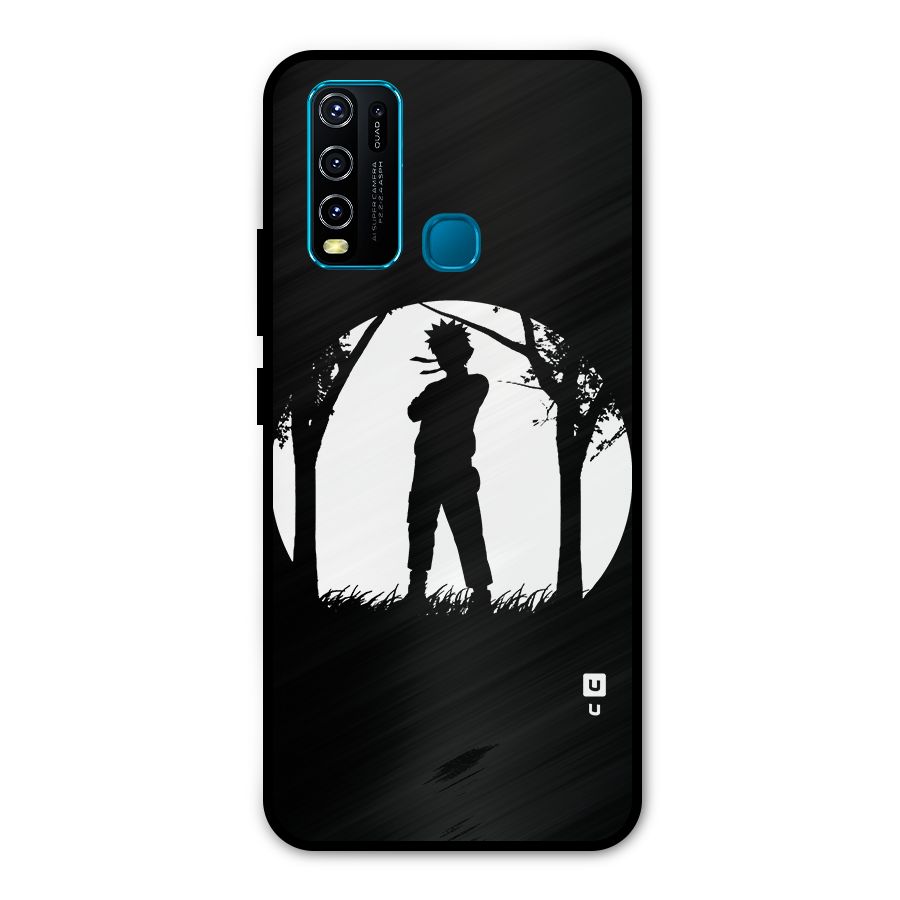 Naruto Silhouette Metal Back Case for Vivo Y30