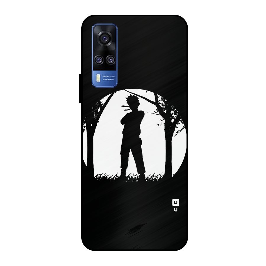 Naruto Silhouette Metal Back Case for Vivo Y51
