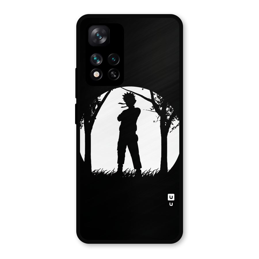Naruto Silhouette Metal Back Case for Xiaomi 11i 5G