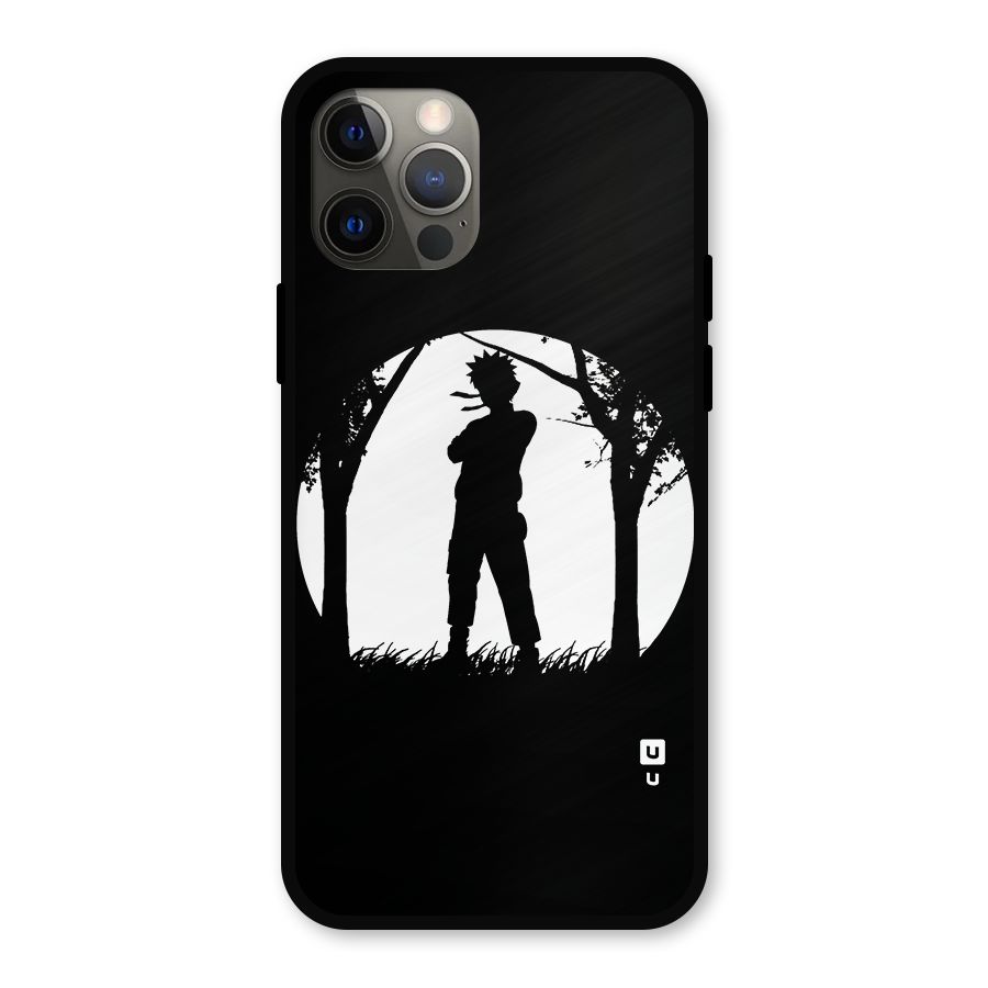 Naruto Silhouette Metal Back Case for iPhone 12 Pro