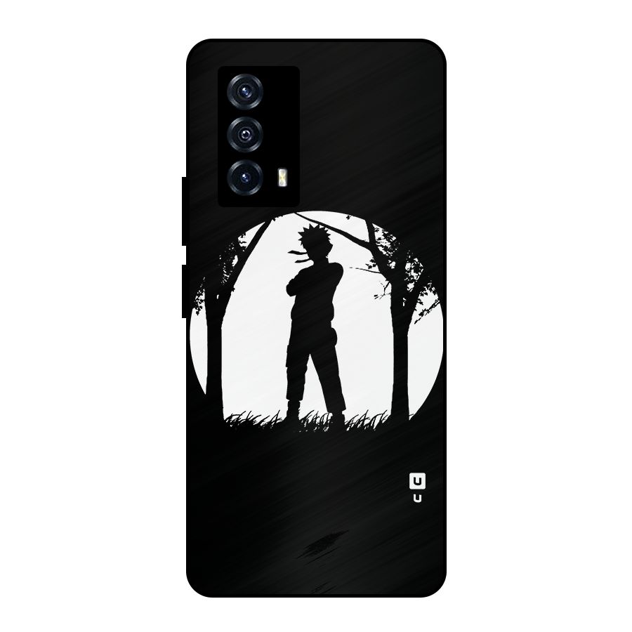 Naruto Silhouette Metal Back Case for iQOO Z5