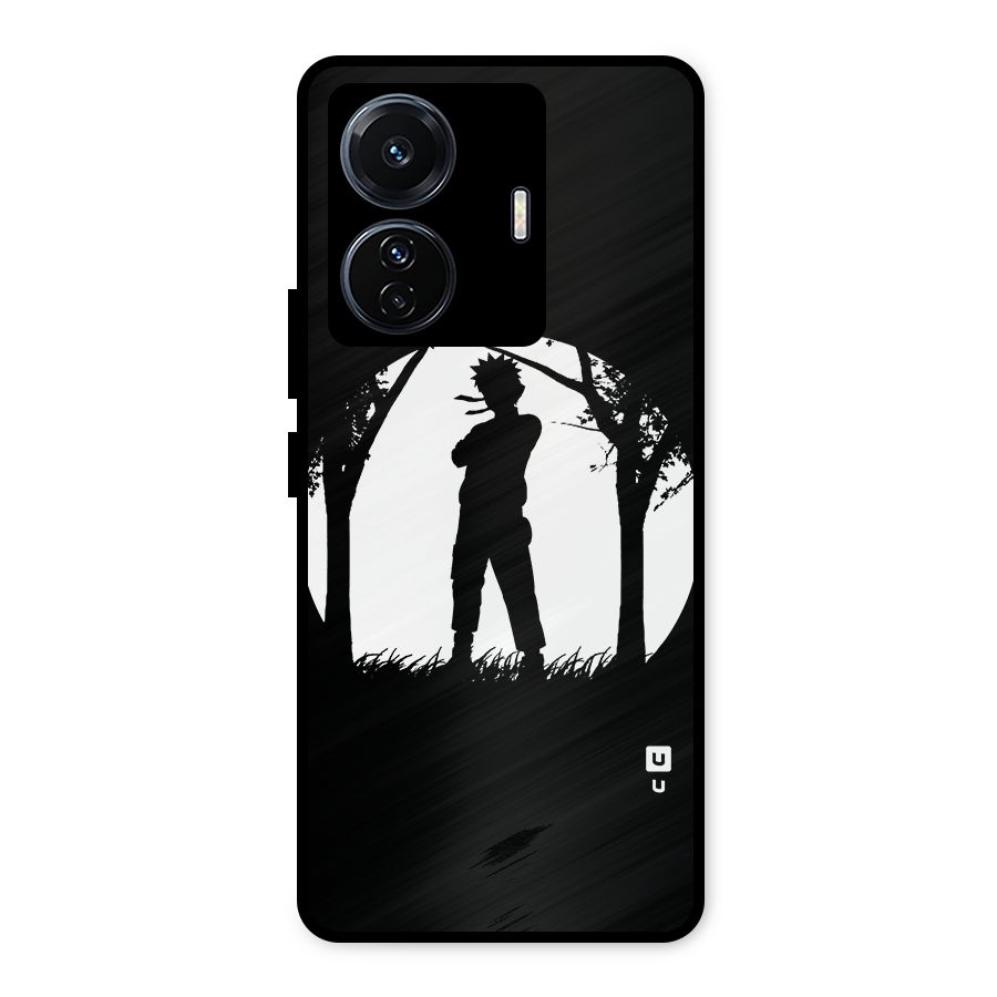 Naruto Silhouette Metal Back Case for iQOO Z6