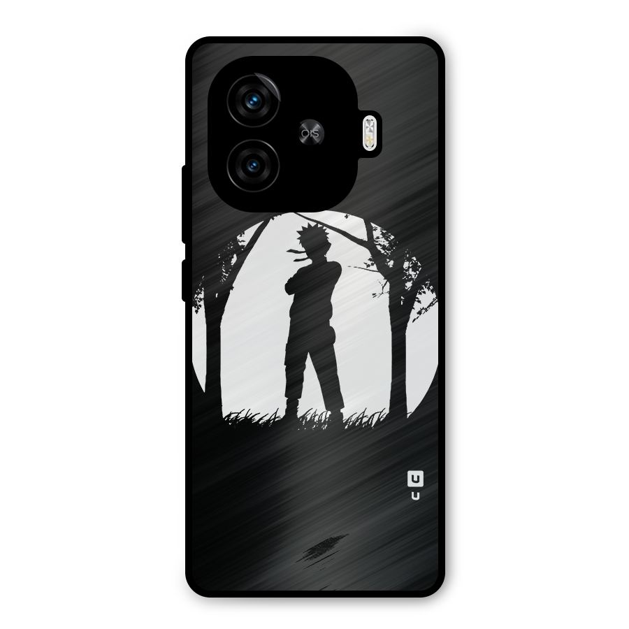 Naruto Silhouette Metal Back Case for iQOO Z9 Turbo