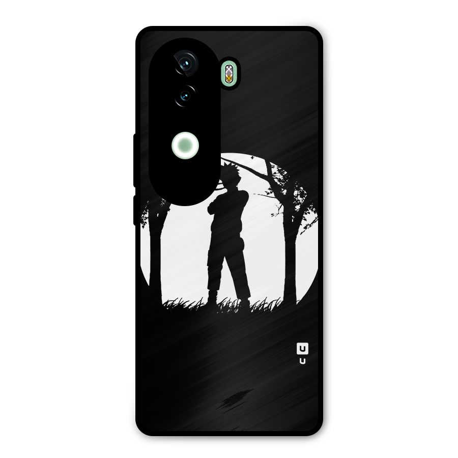 Naruto Silhouette Metal Back Case for iQOO Z9s