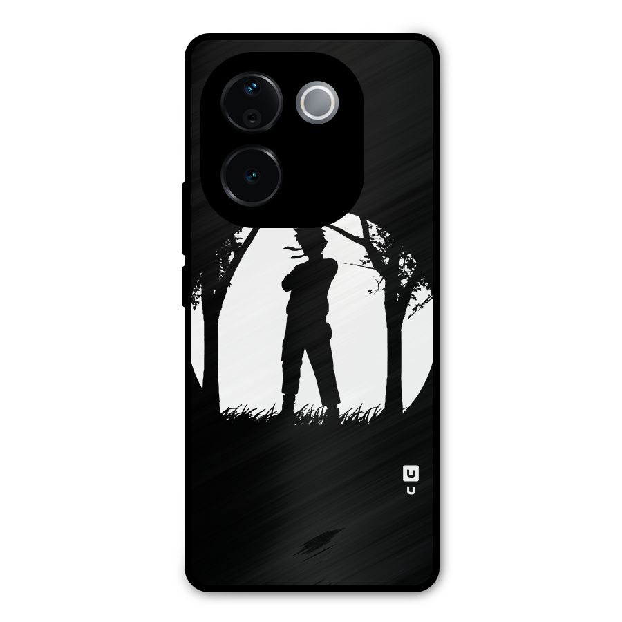 Naruto Silhouette Metal Back Case for iQOO Z9s Pro