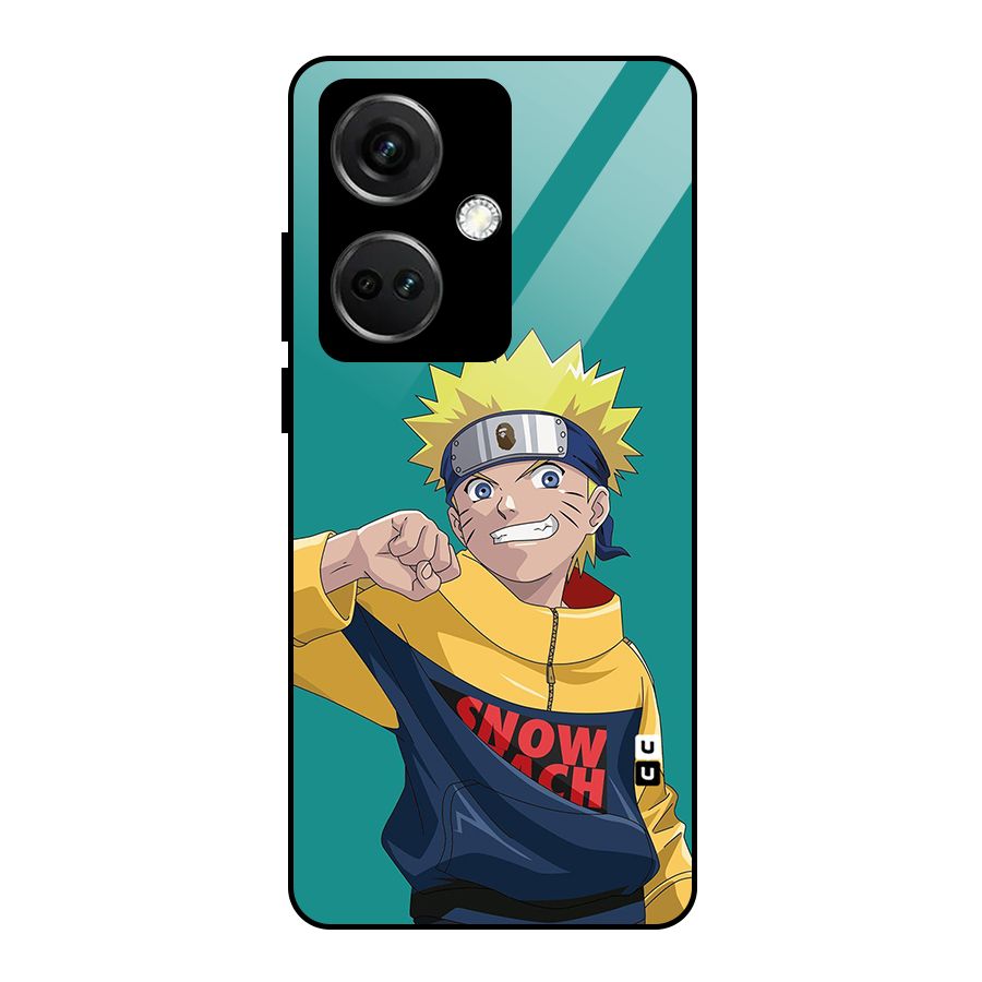 Naruto Snow Beach Art Glass Back Case for OnePlus Nord CE 3 5G