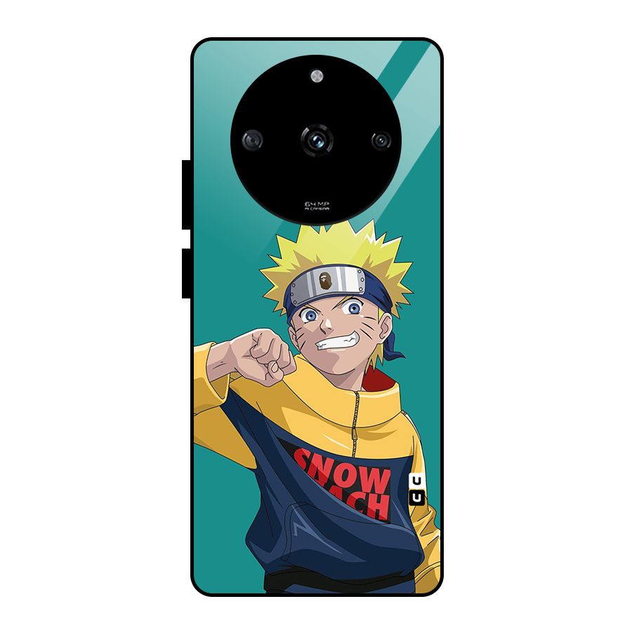 Naruto Snow Beach Art Glass Back Case for Realme Narzo 60 5G