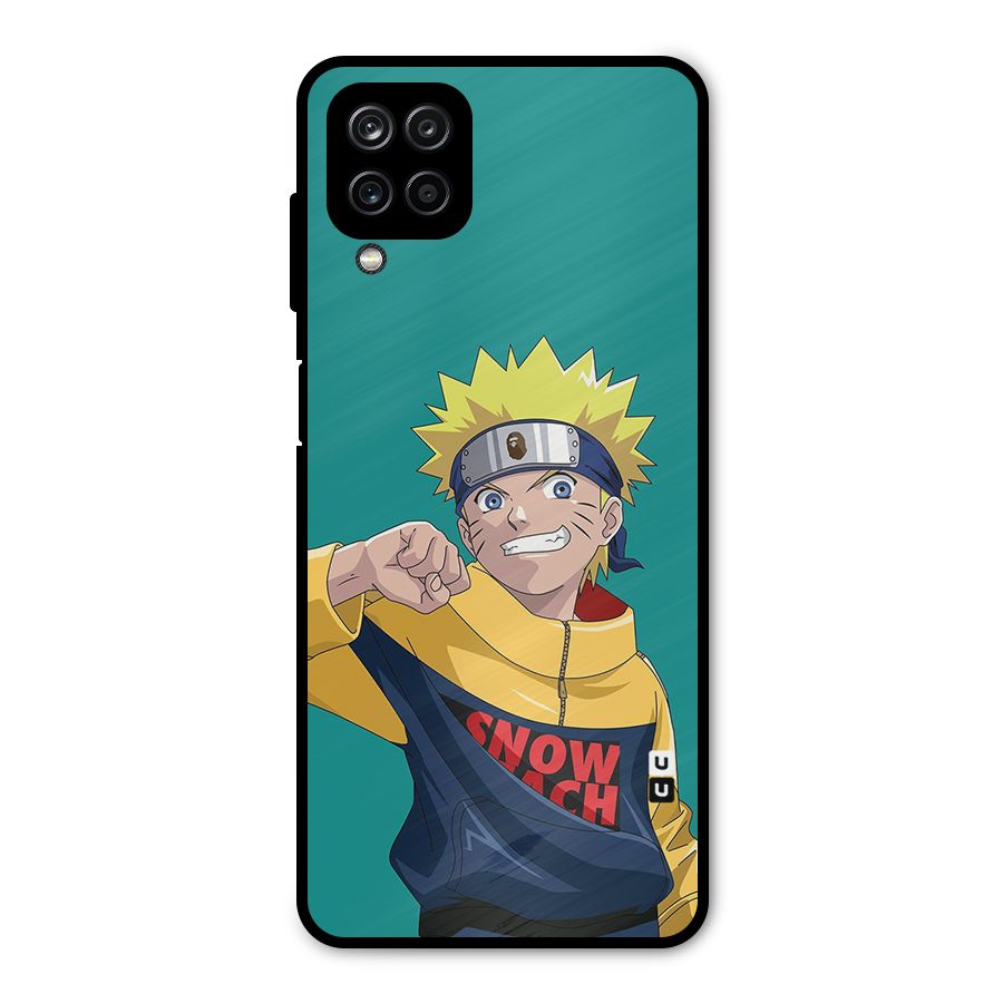 Naruto Snow Beach Art Metal Back Case for Galaxy A12