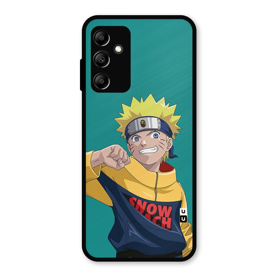 Naruto Snow Beach Art Metal Back Case for Galaxy A14 5G