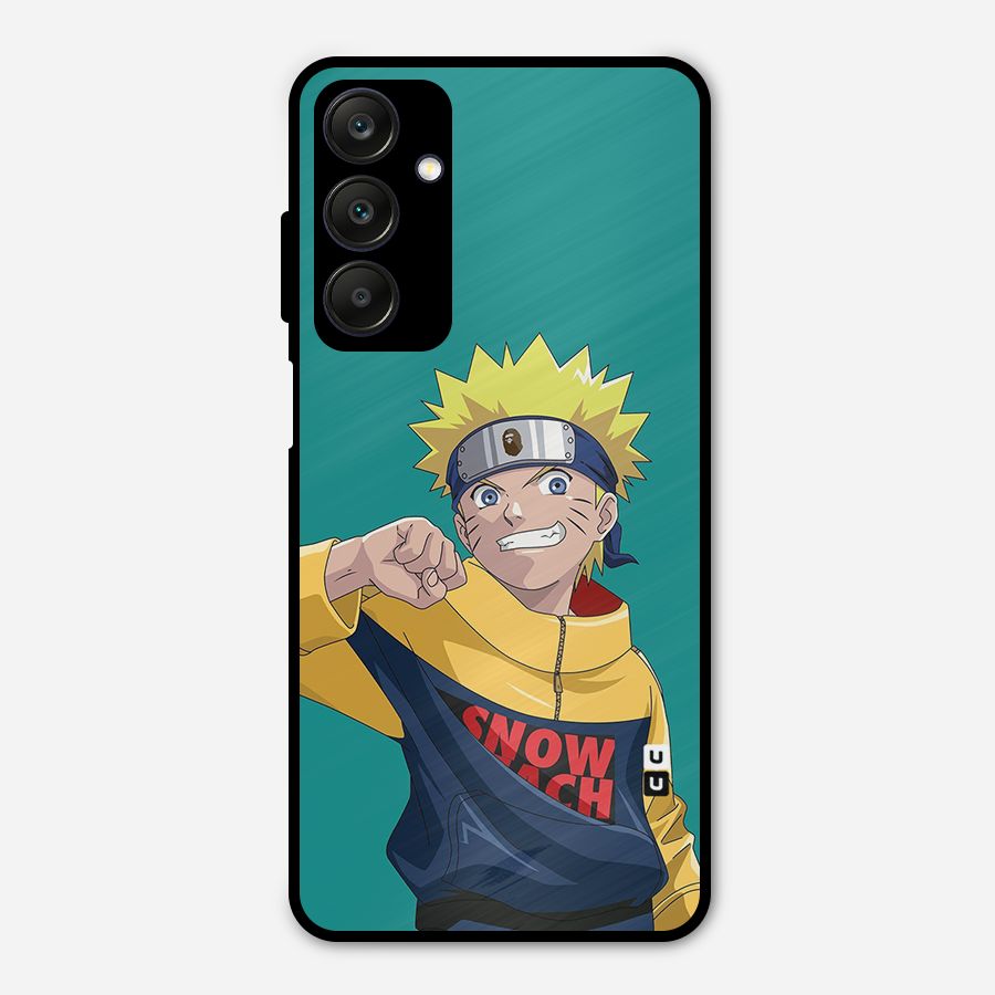 Naruto Snow Beach Art Metal Back Case for Galaxy A25 5G