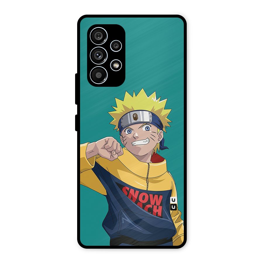 Naruto Snow Beach Art Metal Back Case for Galaxy A53 5G