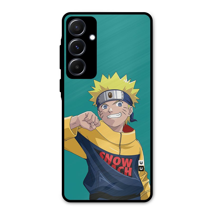 Naruto Snow Beach Art Metal Back Case for Galaxy A55