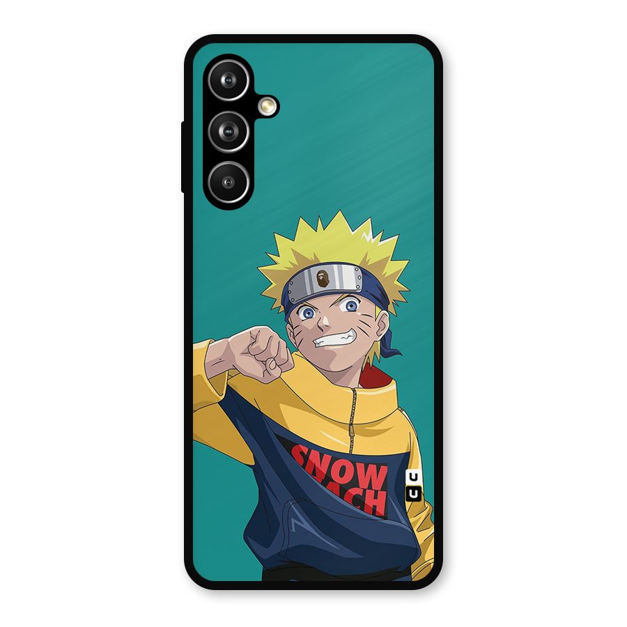 Naruto Snow Beach Art Metal Back Case for Galaxy F54