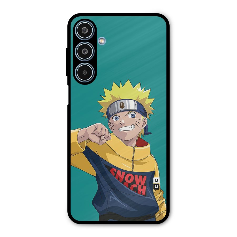 Naruto Snow Beach Art Metal Back Case for Galaxy M35
