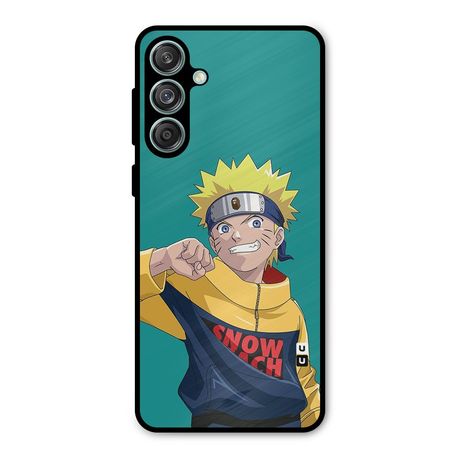 Naruto Snow Beach Art Metal Back Case for Galaxy M55 5G