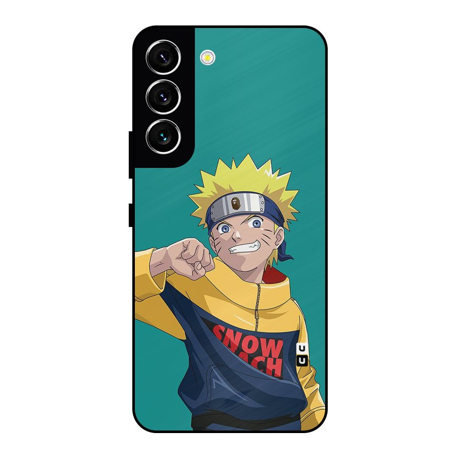 Naruto Snow Beach Art Metal Back Case for Galaxy S22 5G