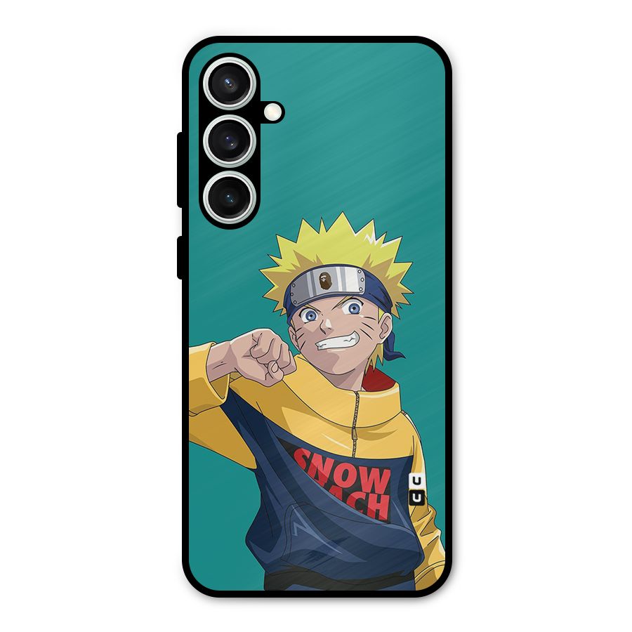 Naruto Snow Beach Art Metal Back Case for Galaxy S23 FE