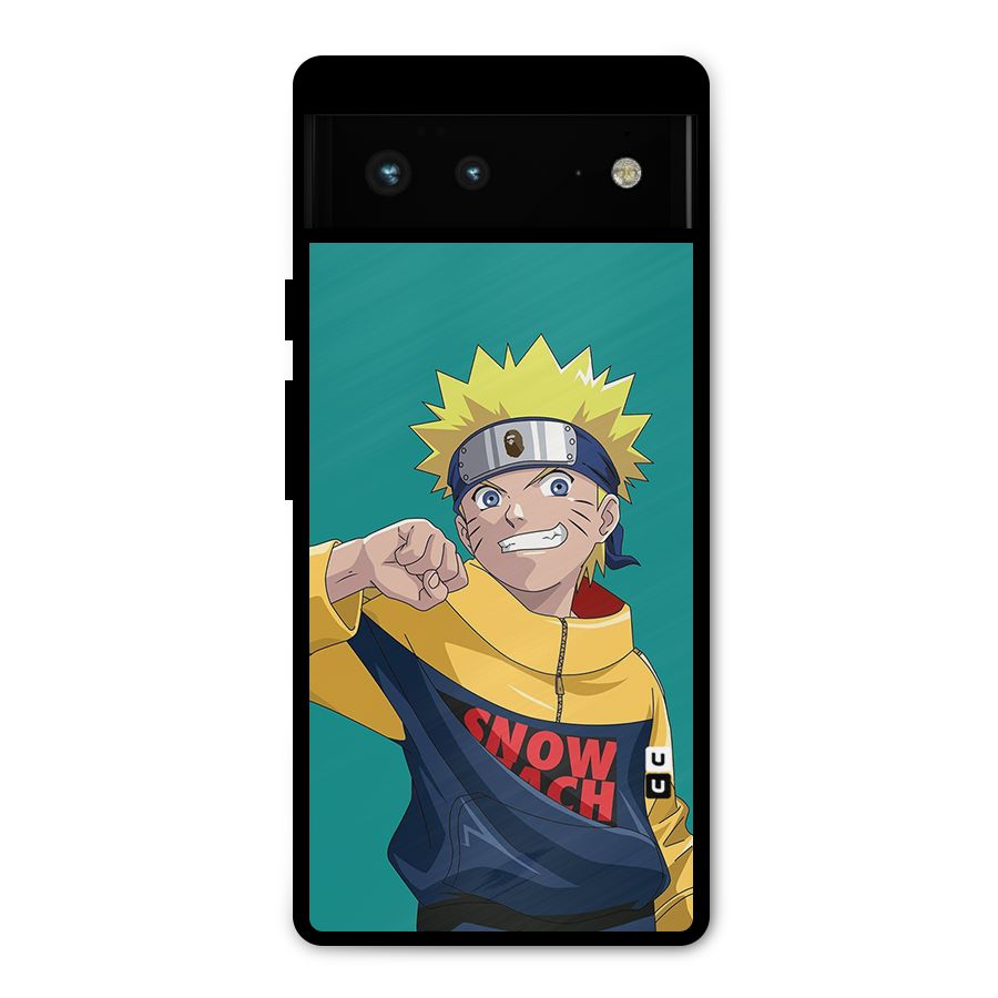 Naruto Snow Beach Art Metal Back Case for Google Pixel 6