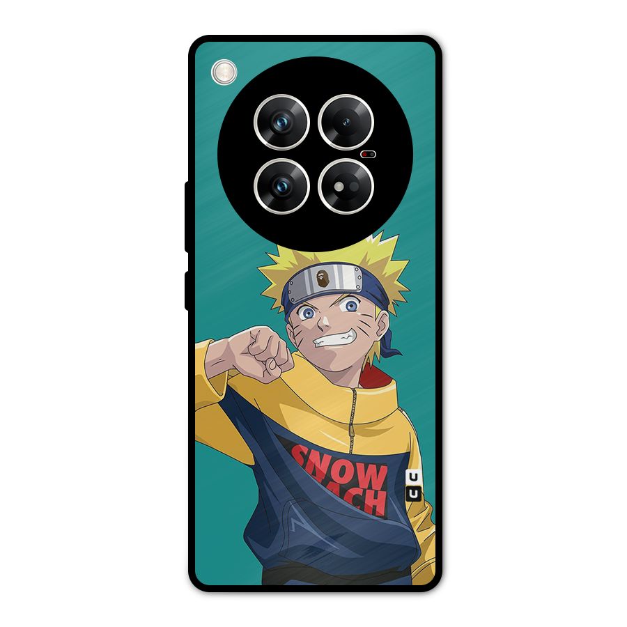 Naruto Snow Beach Art Metal Back Case for Infinix Zero 40 5G