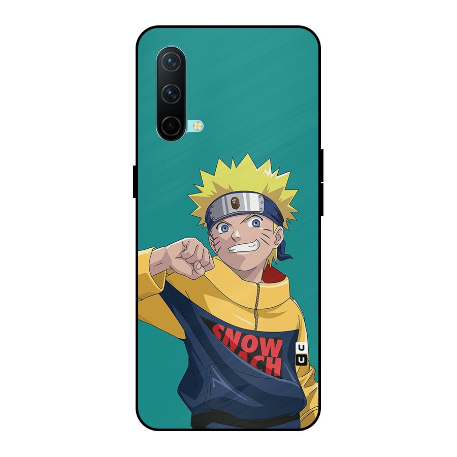Naruto Snow Beach Art Metal Back Case for OnePlus Nord CE 5G