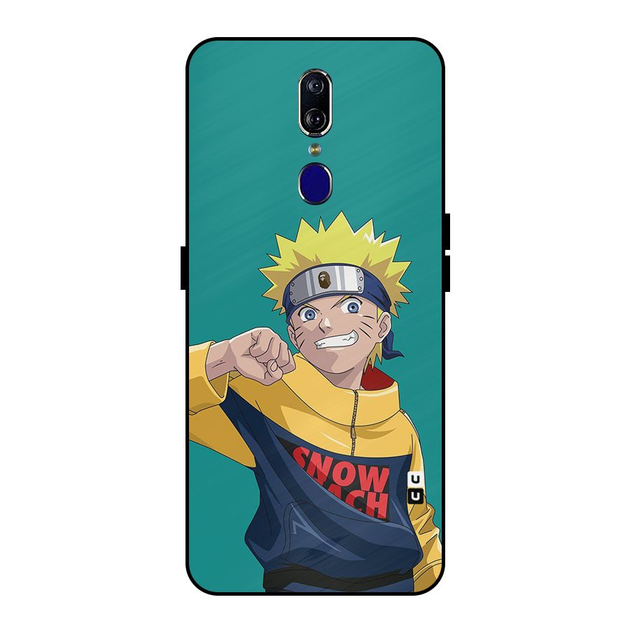 Naruto Snow Beach Art Metal Back Case for Oppo F11