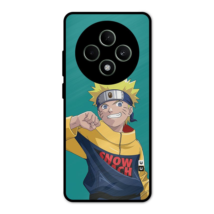 Naruto Snow Beach Art Metal Back Case for Oppo F27