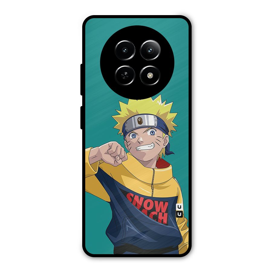 Naruto Snow Beach Art Metal Back Case for Realme 12 5G