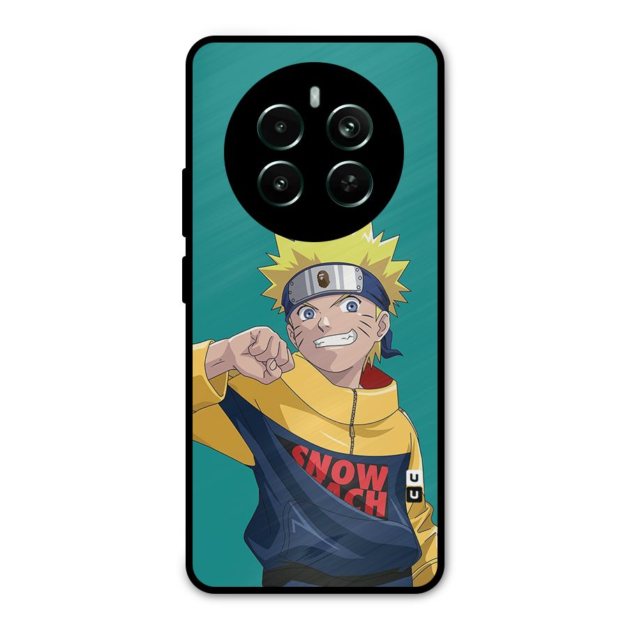 Naruto Snow Beach Art Metal Back Case for Realme 12 Pro Plus
