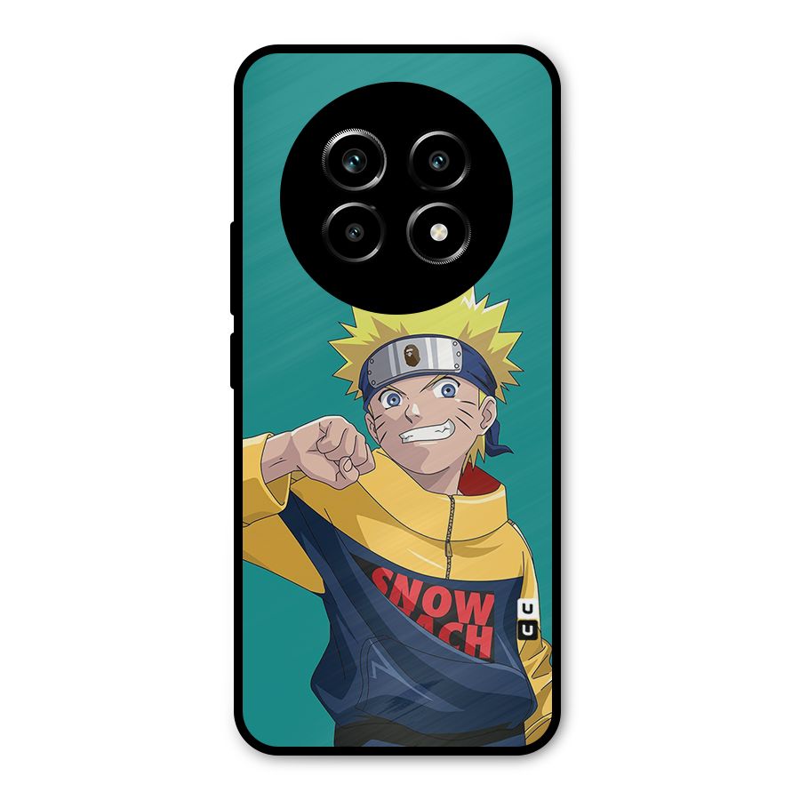 Naruto Snow Beach Art Metal Back Case for Realme 13 Pro