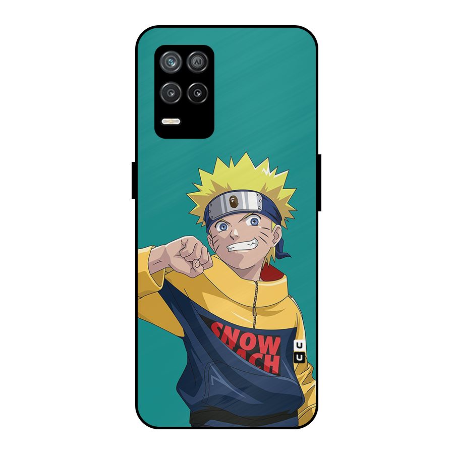 Naruto Snow Beach Art Metal Back Case for Realme 8s 5G