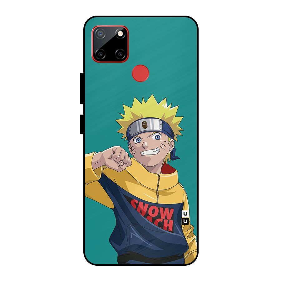 Naruto Snow Beach Art Metal Back Case for Realme C12