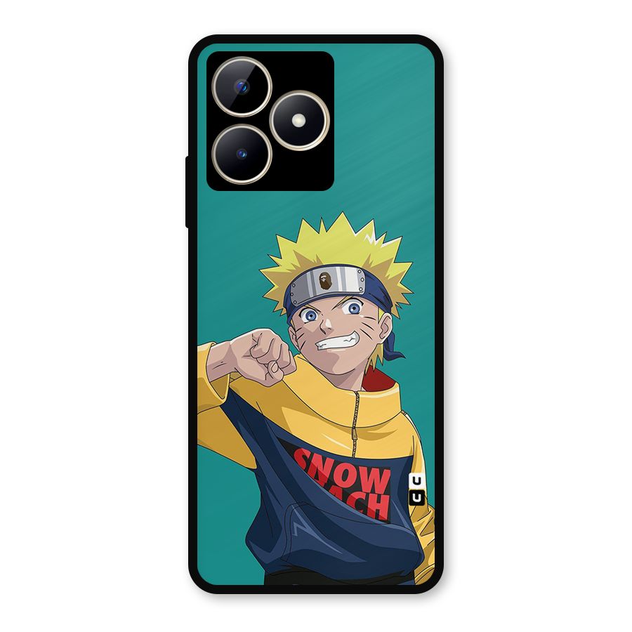 Naruto Snow Beach Art Metal Back Case for Realme C53
