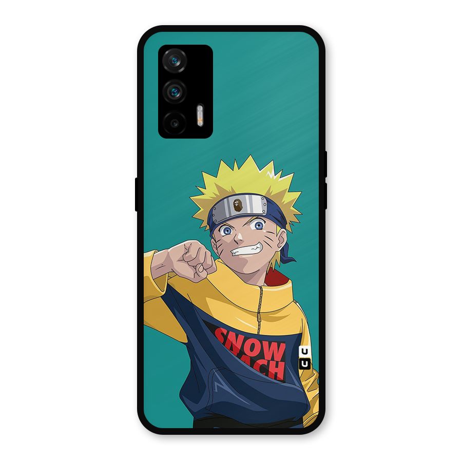Naruto Snow Beach Art Metal Back Case for Realme GT 5G