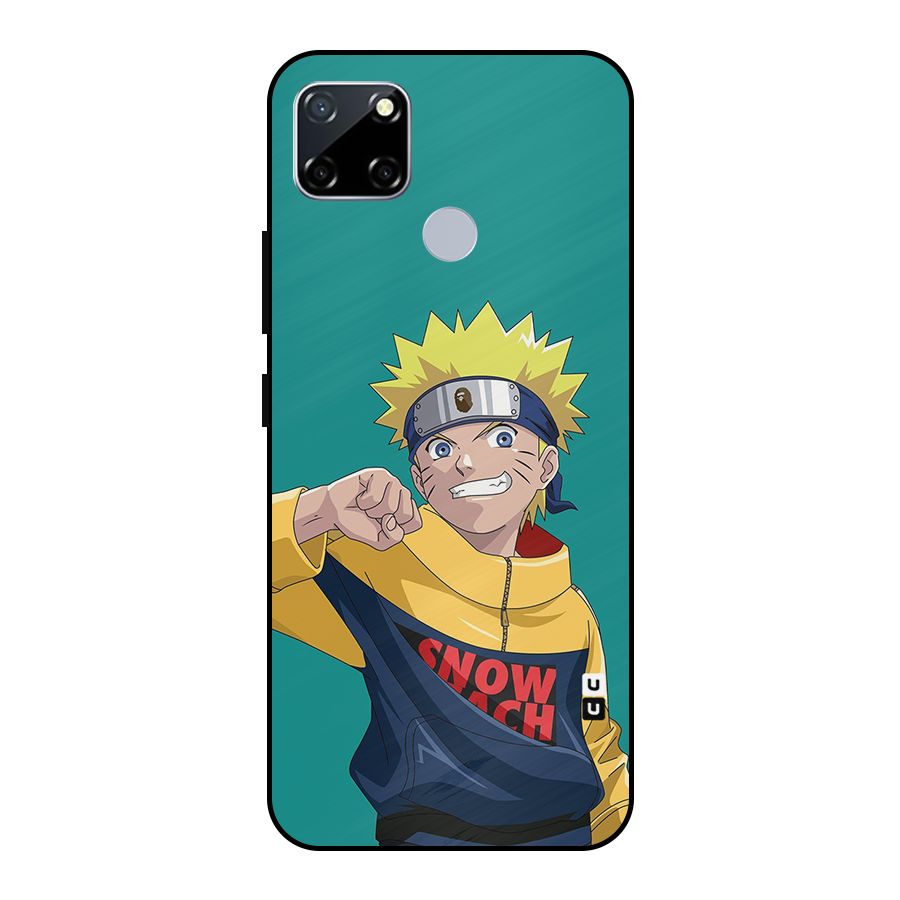 Naruto Snow Beach Art Metal Back Case for Realme Narzo 20