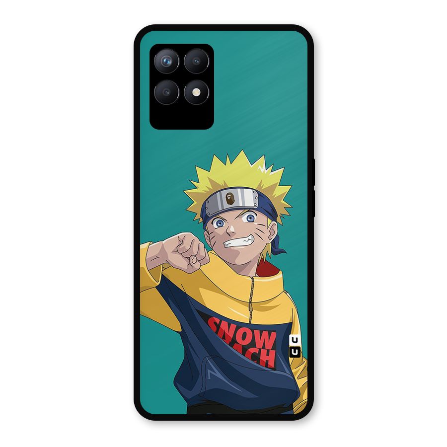 Naruto Snow Beach Art Metal Back Case for Realme Narzo 50