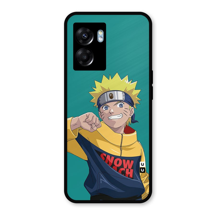 Naruto Snow Beach Art Metal Back Case for Realme Narzo 50 5G