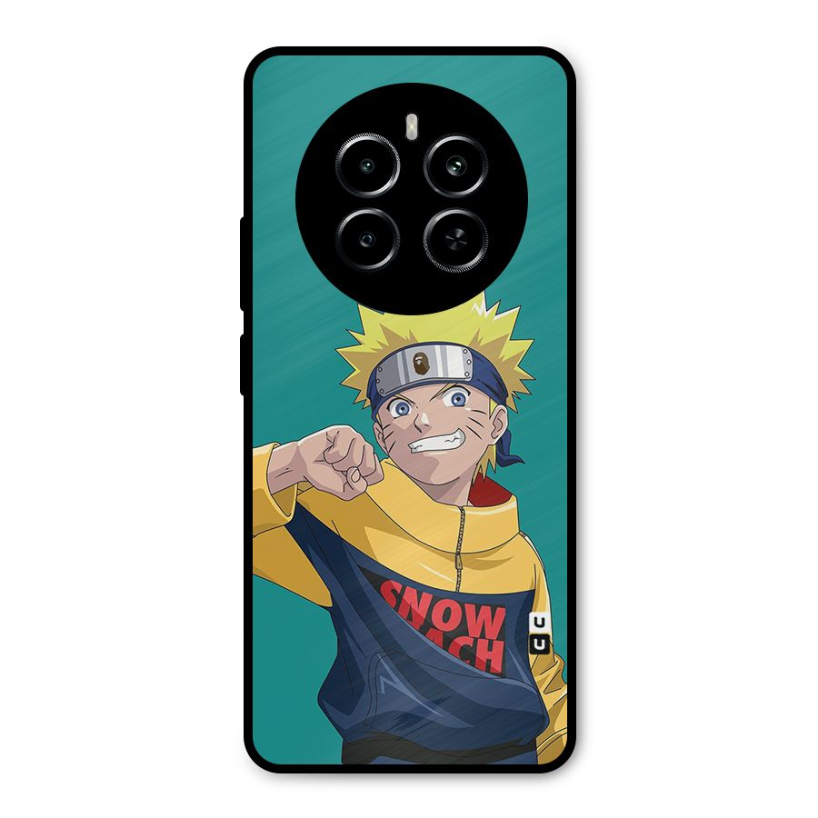 Naruto Snow Beach Art Metal Back Case for Realme P1