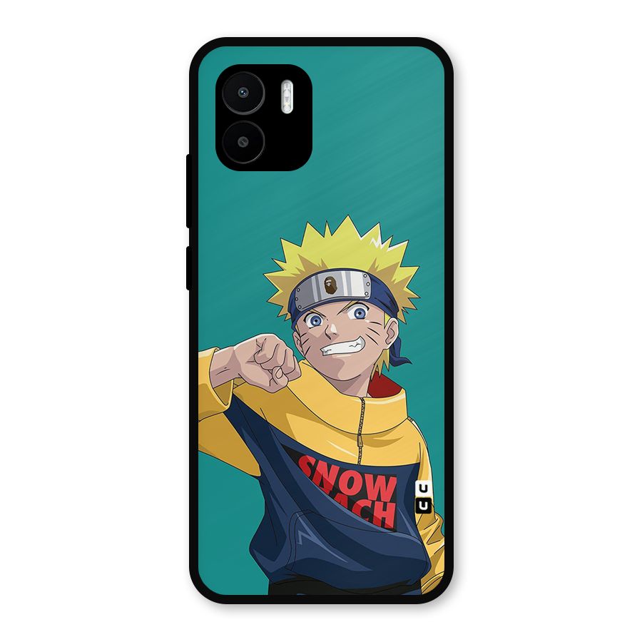 Naruto Snow Beach Art Metal Back Case for Redmi A2