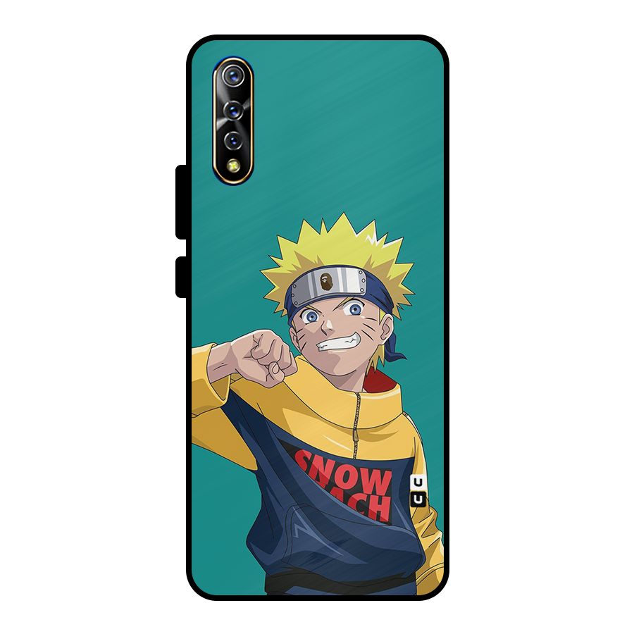 Naruto Snow Beach Art Metal Back Case for Vivo S1