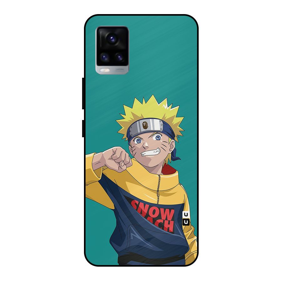 Naruto Snow Beach Art Metal Back Case for Vivo V20