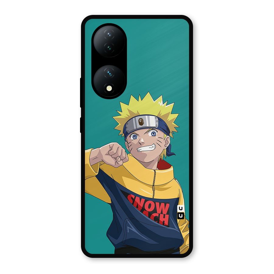 Naruto Snow Beach Art Metal Back Case for Vivo Y100a