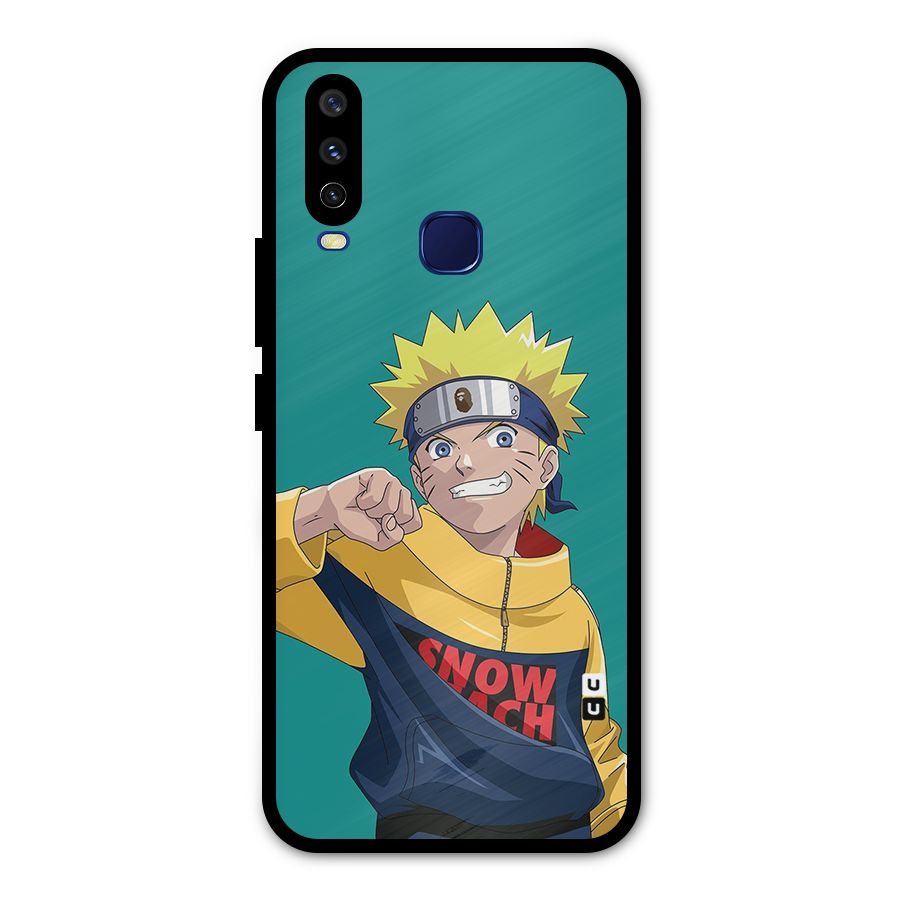 Naruto Snow Beach Art Metal Back Case for Vivo Y15