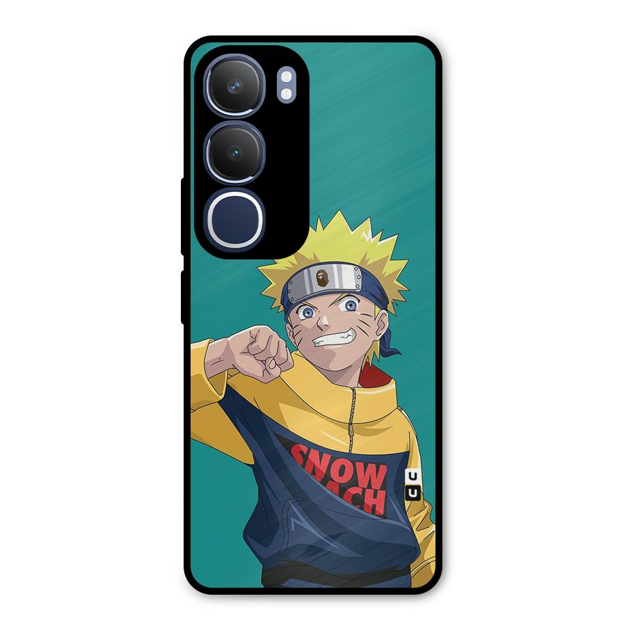Naruto Snow Beach Art Metal Back Case for Vivo Y29