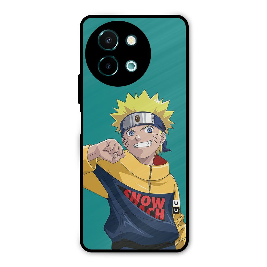 Naruto Snow Beach Art Metal Back Case for Vivo Y58