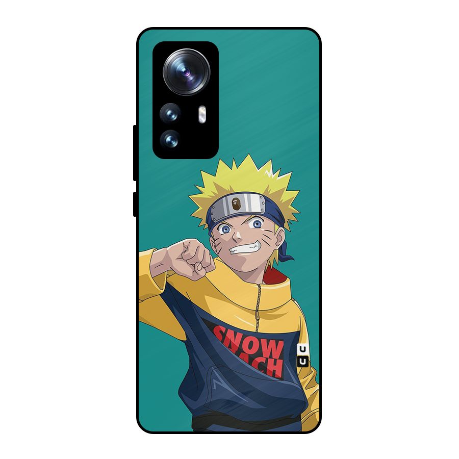 Naruto Snow Beach Art Metal Back Case for Xiaomi 12 Pro