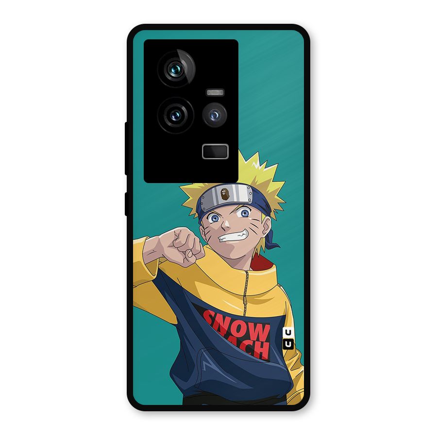 Naruto Snow Beach Art Metal Back Case for iQOO 11 5G