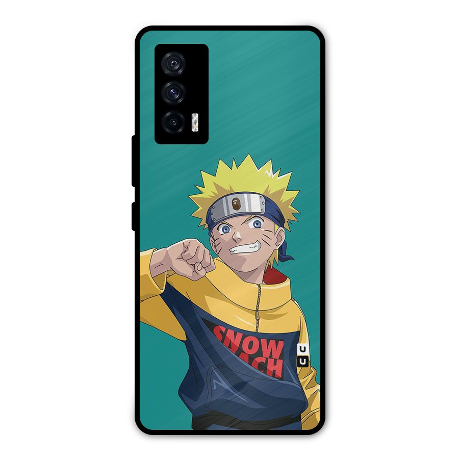 Naruto Snow Beach Art Metal Back Case for iQOO 7 5G