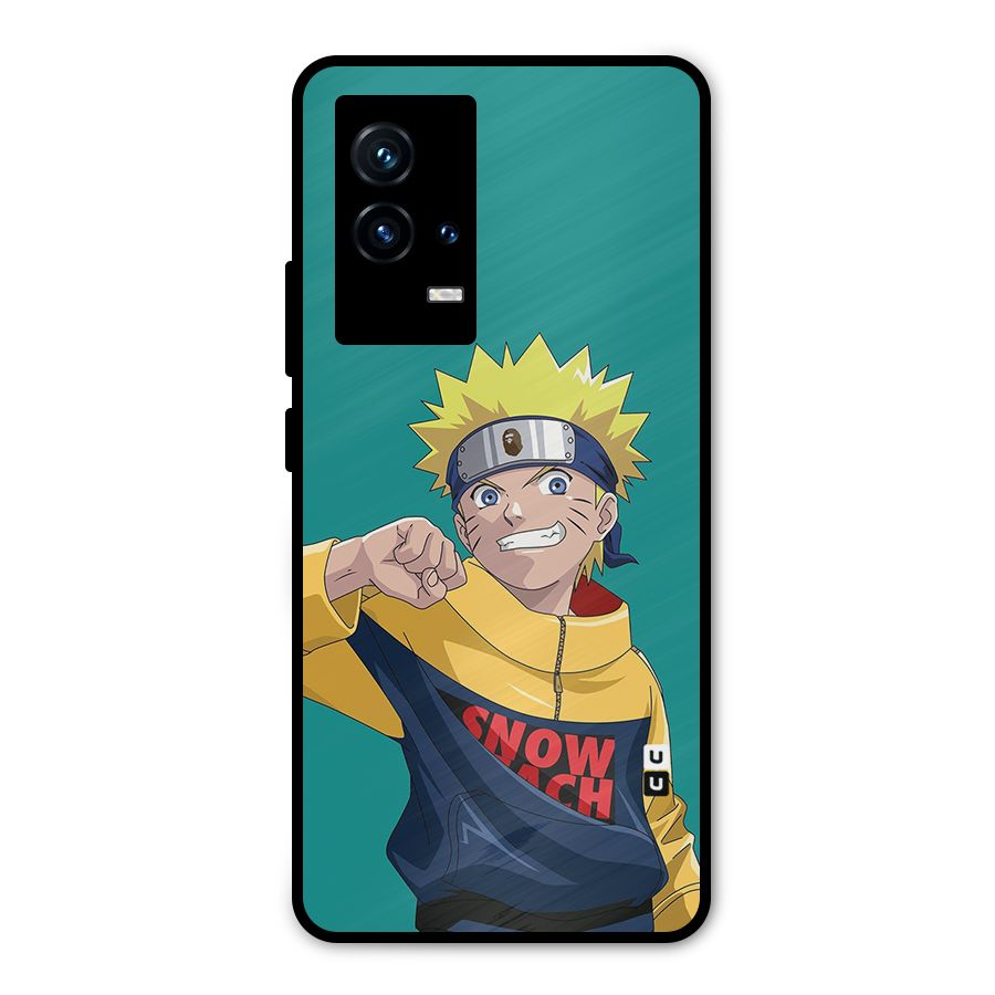 Naruto Snow Beach Art Metal Back Case for iQOO 9 5G