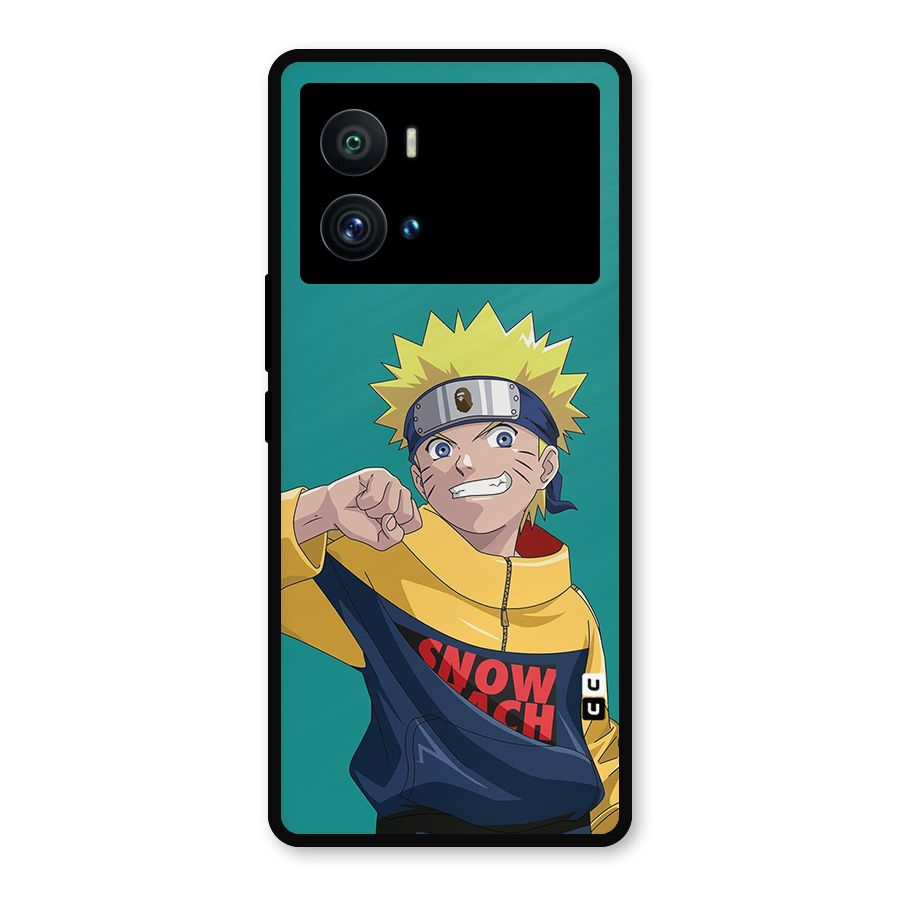 Naruto Snow Beach Art Metal Back Case for iQOO 9 Pro
